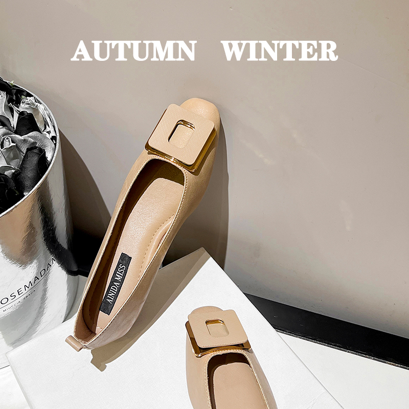 รองเท้าคัทชูผู้หญิงส้นเตี้ย ใส่สบาย มีขนาด35-43