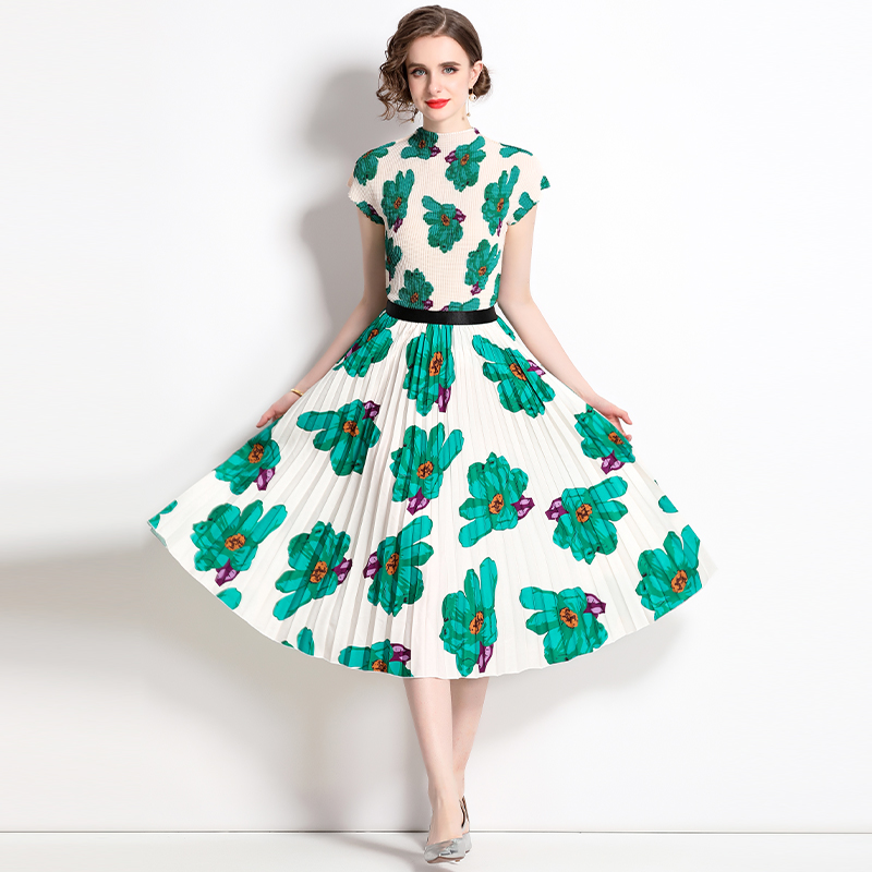 ชุดเดรสยาวสวยๆ ชุดเดรสยาวใส่สบาย ใส่ทำงาน มีขนาดS M L XL 2XL