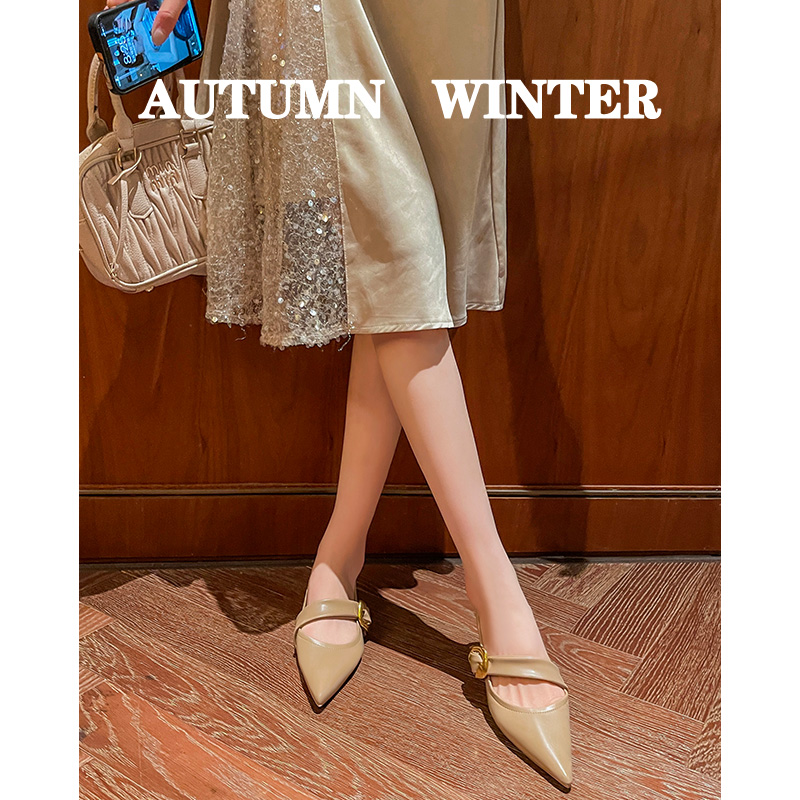 รองเท้าคัทชูผู้หญิงส้นเตี้ย ใส่สบาย มีขนาด35-43