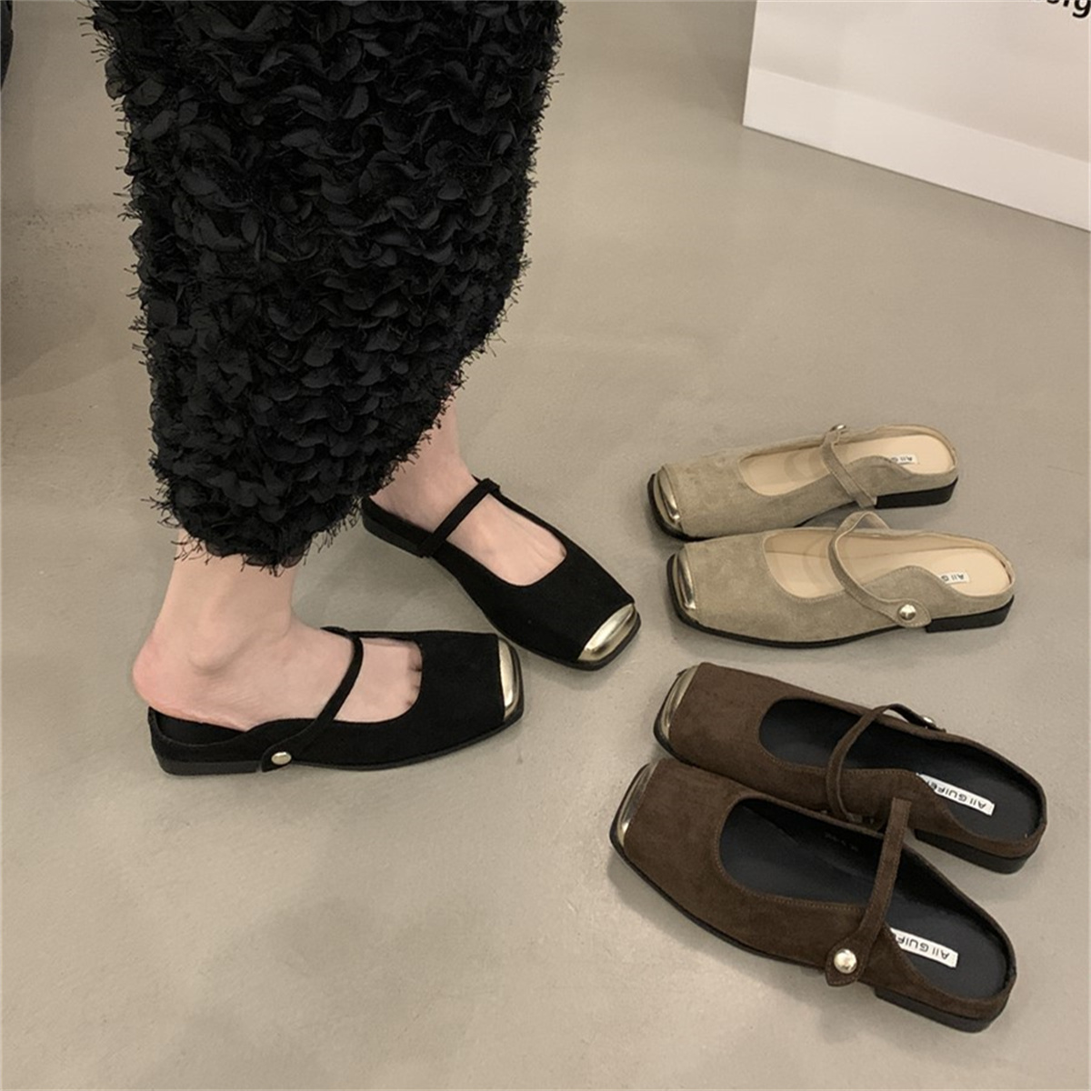 รองเท้าคัทชูผู้หญิงส้นเตี้ย ใส่สบาย มีขนาด35-43