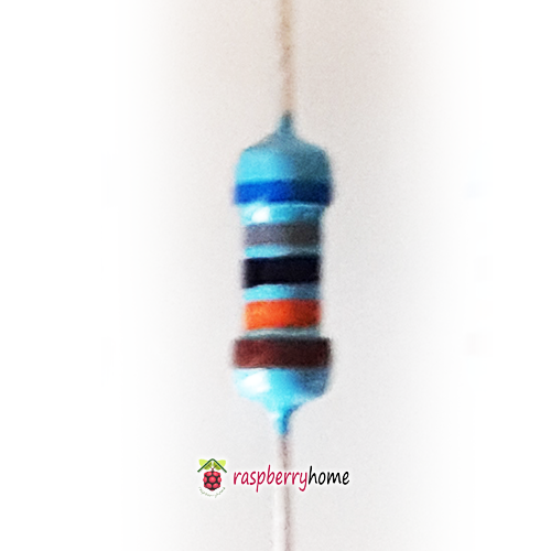 รีสซีสเตอร์ 680 กิโลโอห์ม จำนวน 10 ตัว 1/4W 1% Metal Film Resistor