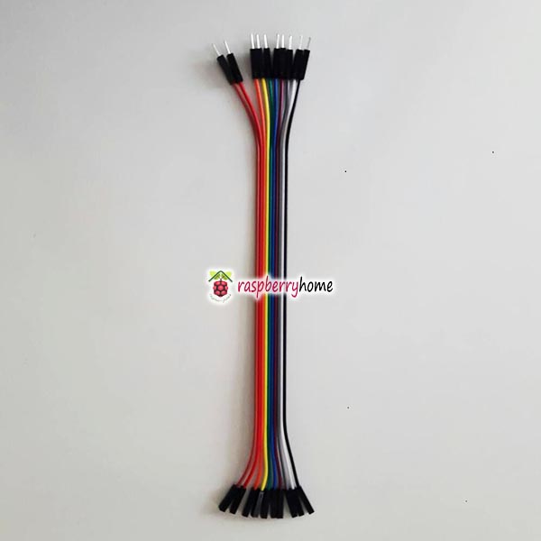 สายไฟจัมเปอร์ Dupont ผู้-เมีย Jumper Wire Male to Female สายแพ ยาว 20 cm. จำนวน 10 เส้น