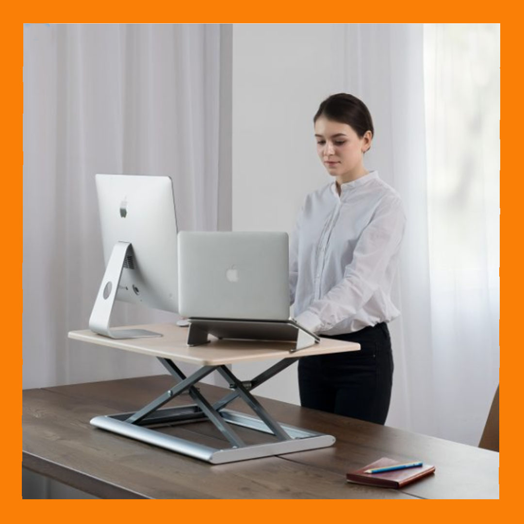 โต๊ะเสริมคอมพิวเตอร์ปรับระดับ