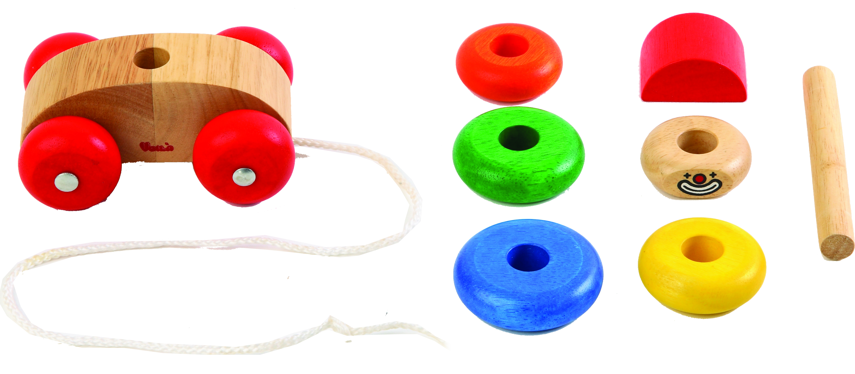 รถเลื่อนห่วงพาเพลิน ของเล่นเสริมสร้างการเรียนรู้ ของเล่นฝึกทักษะ