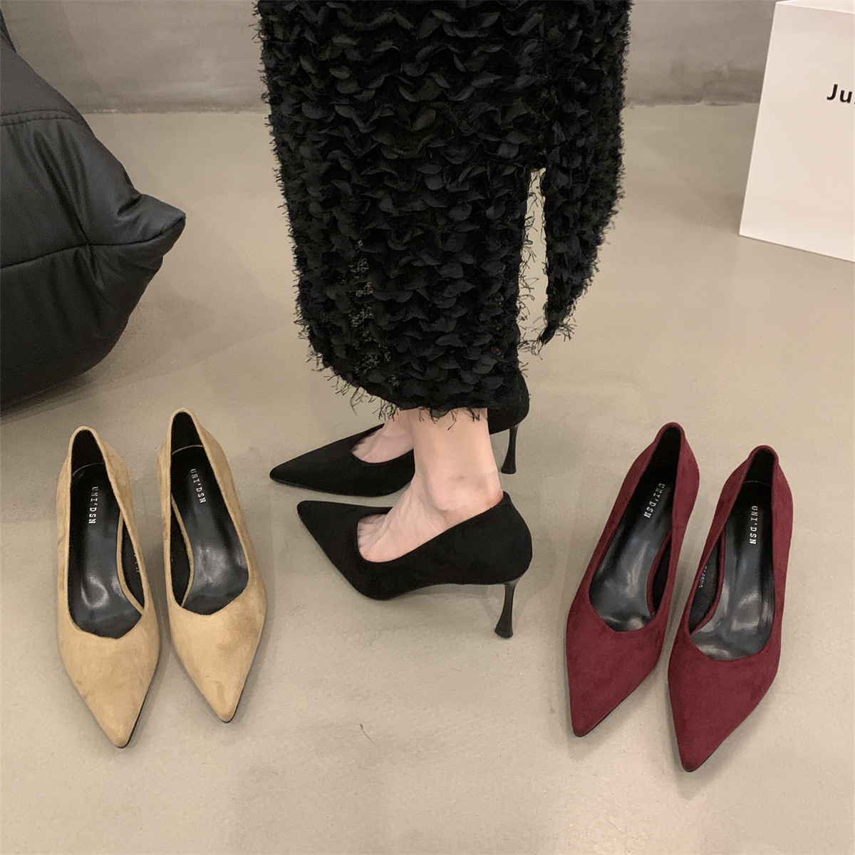 รองเท้าคัทชูผู้หญิงส้นเตี้ย ใส่สบาย มีขนาด35-43