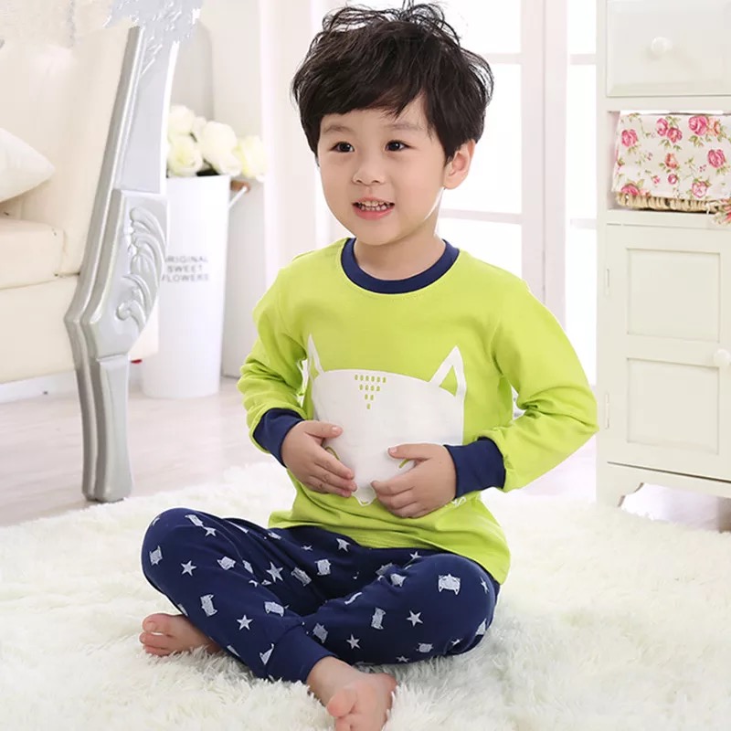 ชุดนอนเด็กนำเข้า Kids Pajamas 003