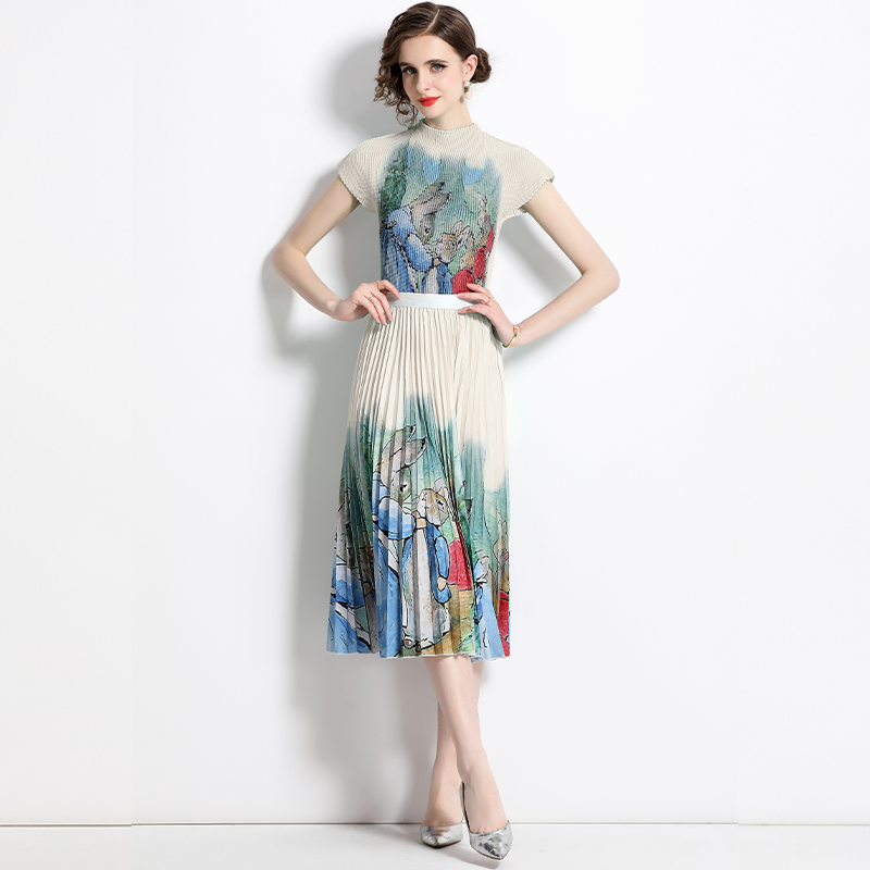 ชุดเดรสยาวสวยๆ ชุดเดรสยาวใส่สบาย ใส่ทำงาน มีขนาดS M L XL 2XL