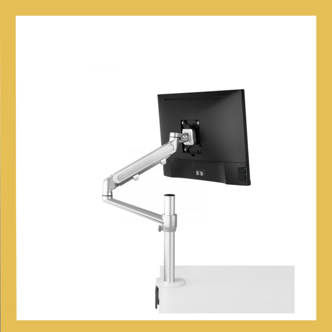 Single Monitor/Laptop Gas Spring Arm Desk Mount