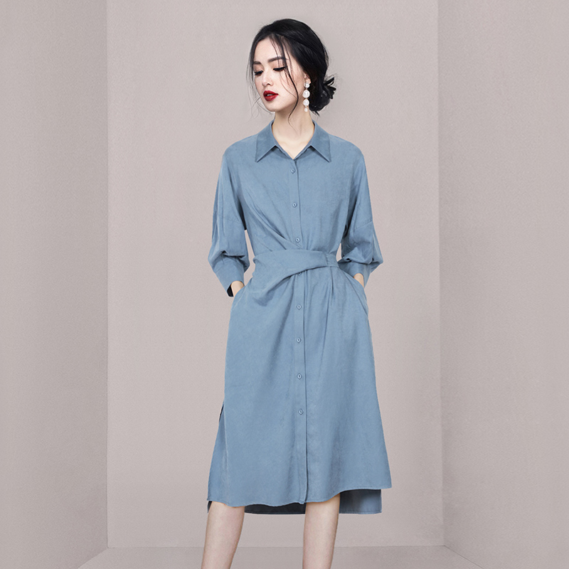 ชุดเดรสยาวสวยๆ สไตล์เกาหลี มีขนาด S M L XL สนใจทักแชท