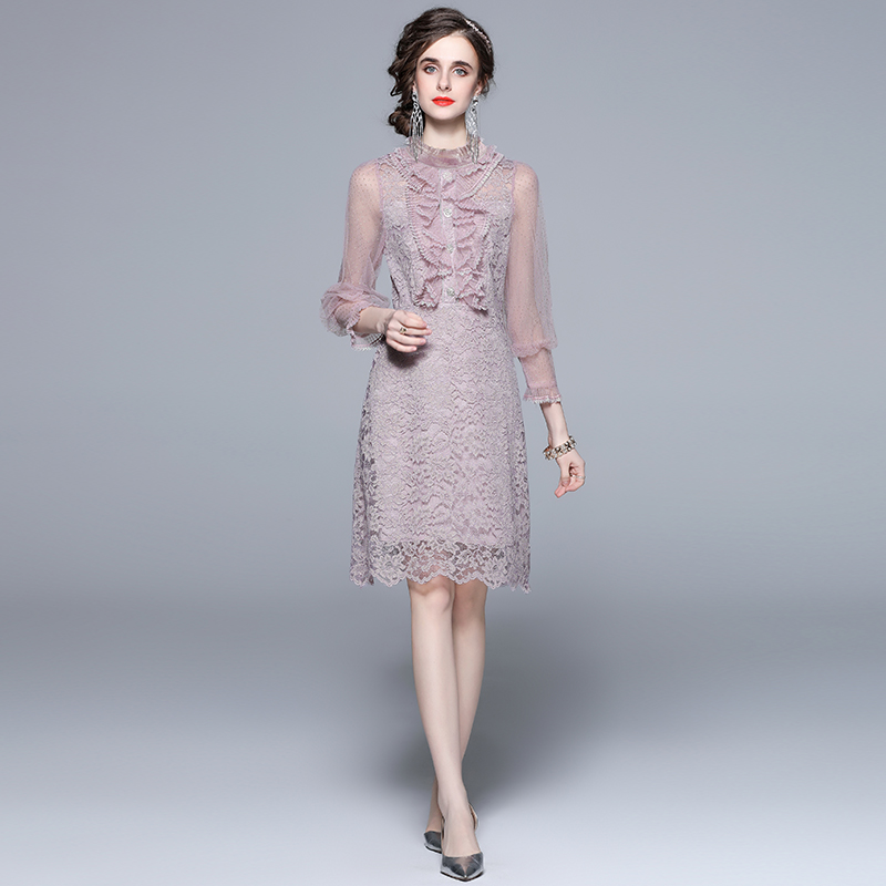 ชุดเดรสยาวสวยๆ ชุดเดรสยาวใส่สบาย ใส่ทำงาน มีขนาดS M L XL 2XL