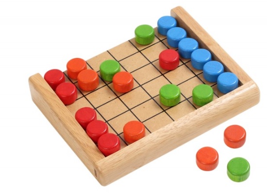 เกมส์หมุดหลากสีแสนสนุก ของเล่นกระตุ้นความคิดสร้างสรรค์ ของเล่นไม้