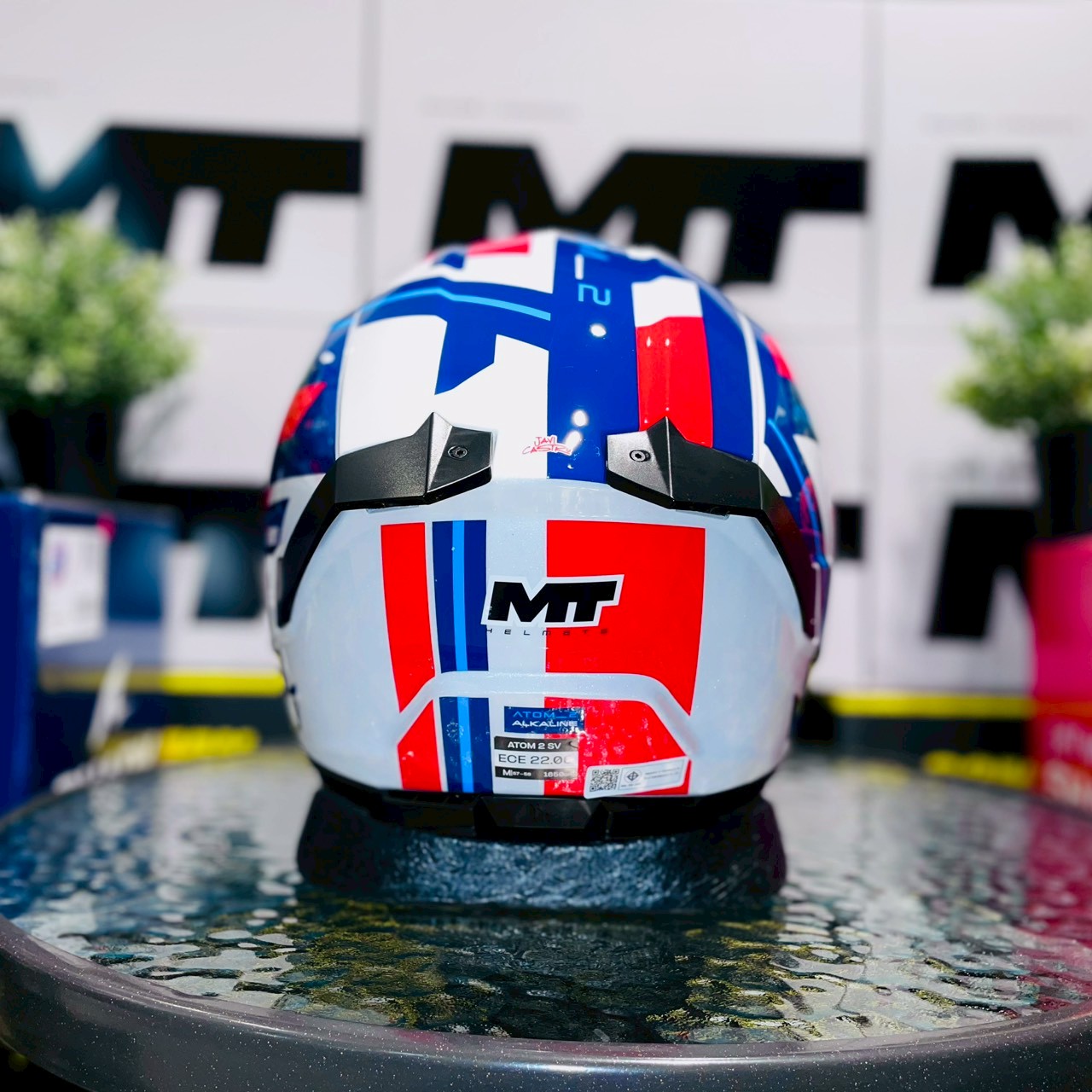 MT HELMETS - ATOM2 sv - Alkaline Gloss Blue