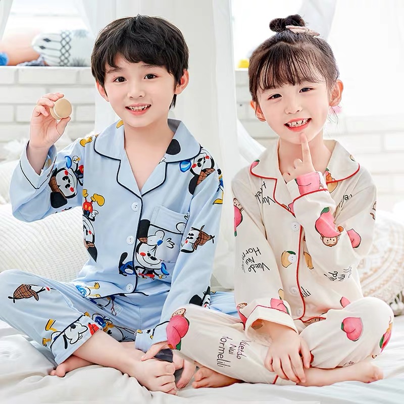 ชุดนอนเด็กชาย แขนยาว พร้อมส่ง