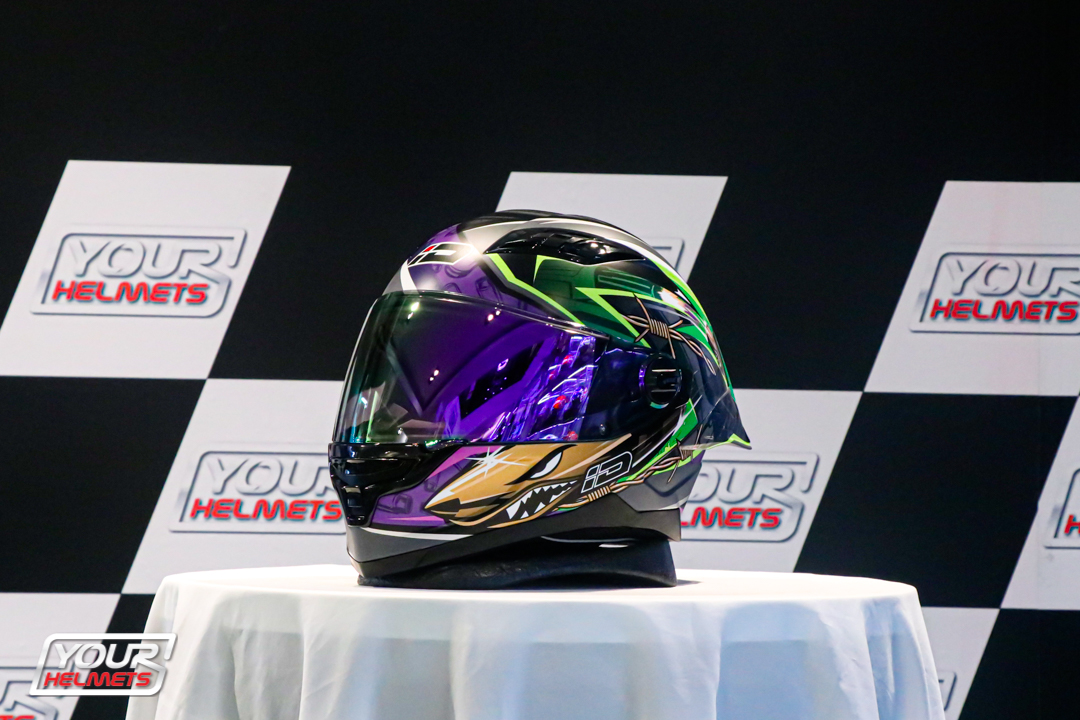 หมวกกันน็อค ID HELMETS รุ่น FRT-PRO THAO SLASHER MATTE GREY