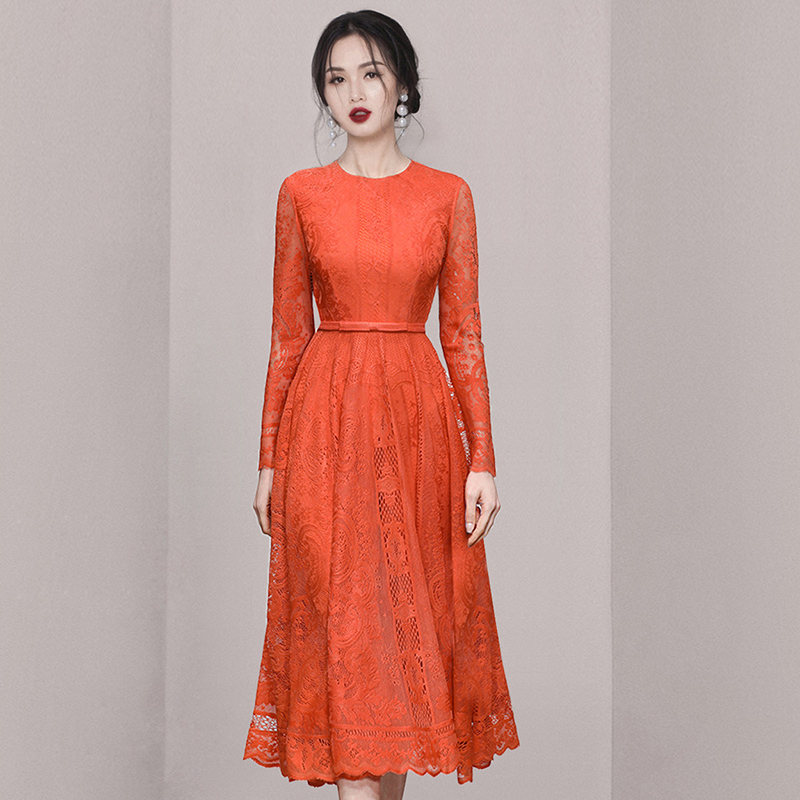 ชุดเดรสยาวสวยๆ สไตล์เกาหลี มีขนาด S M L XL สนใจทักแชท