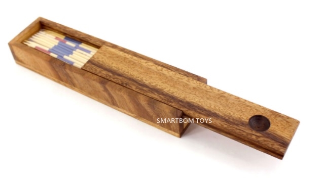 Mikado Wooden Game ตะเกียบไม้เลือกแต้ม ของเล่นฝึกสมอง จิ๊กซอว์ไม้