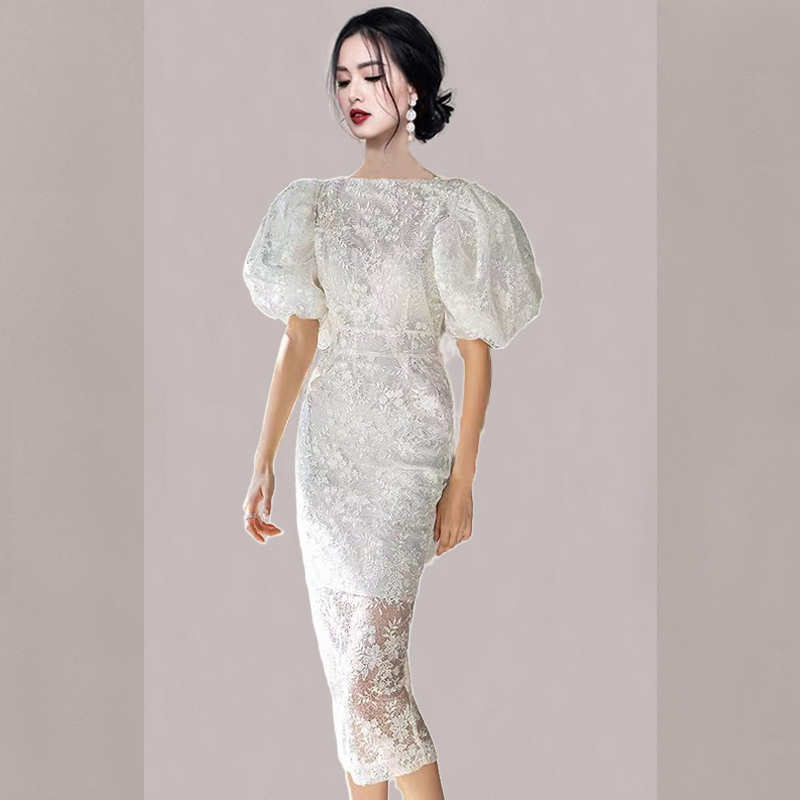 ชุดเดรสยาวสวยๆ ชุดเดรสยาวใส่สบาย ใส่ทำงาน มีขนาดS M L XL 2XL