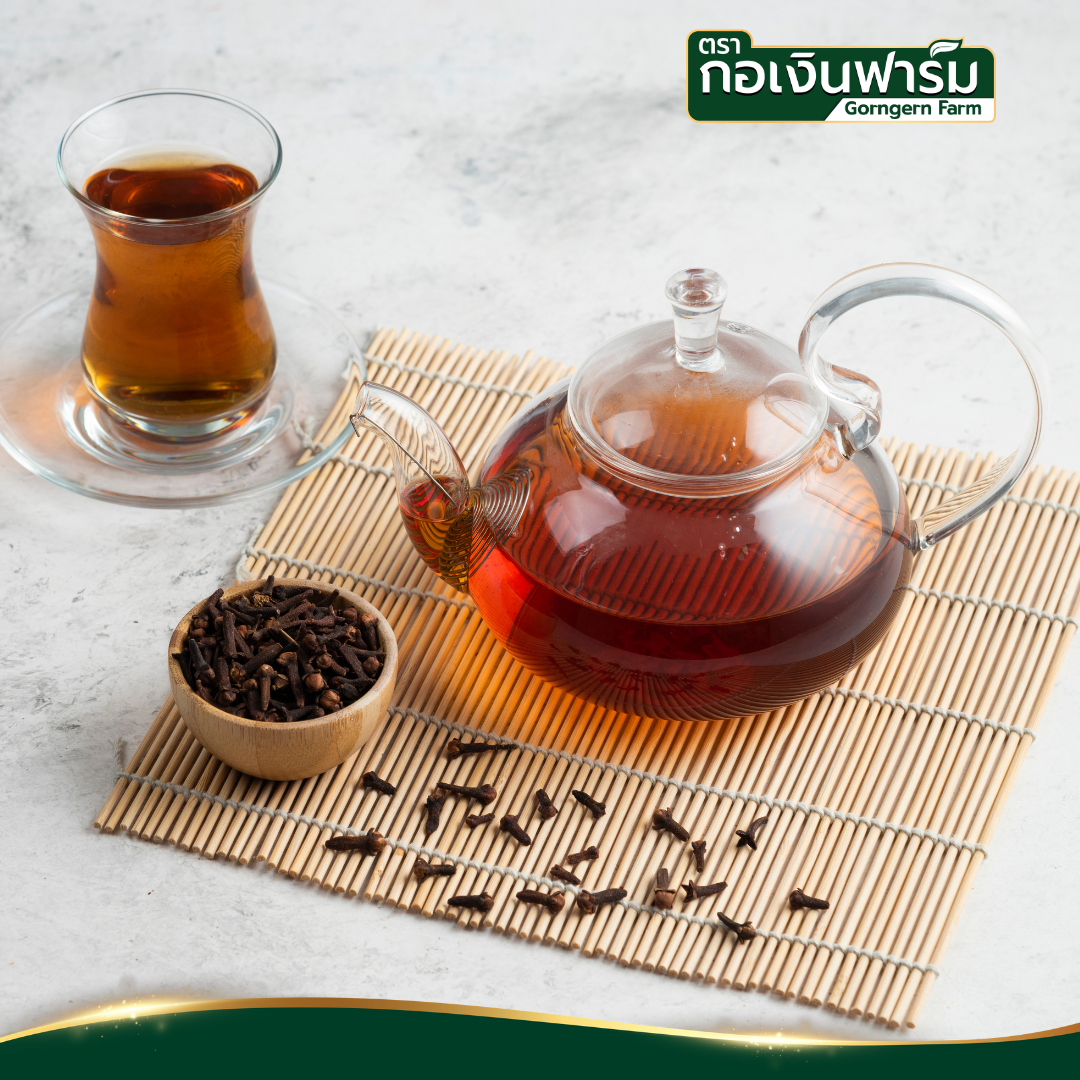 กานพลูอบแห้ง Dried Clove ตรากอเงินฟาร์ม ขนาด 150 กรัม