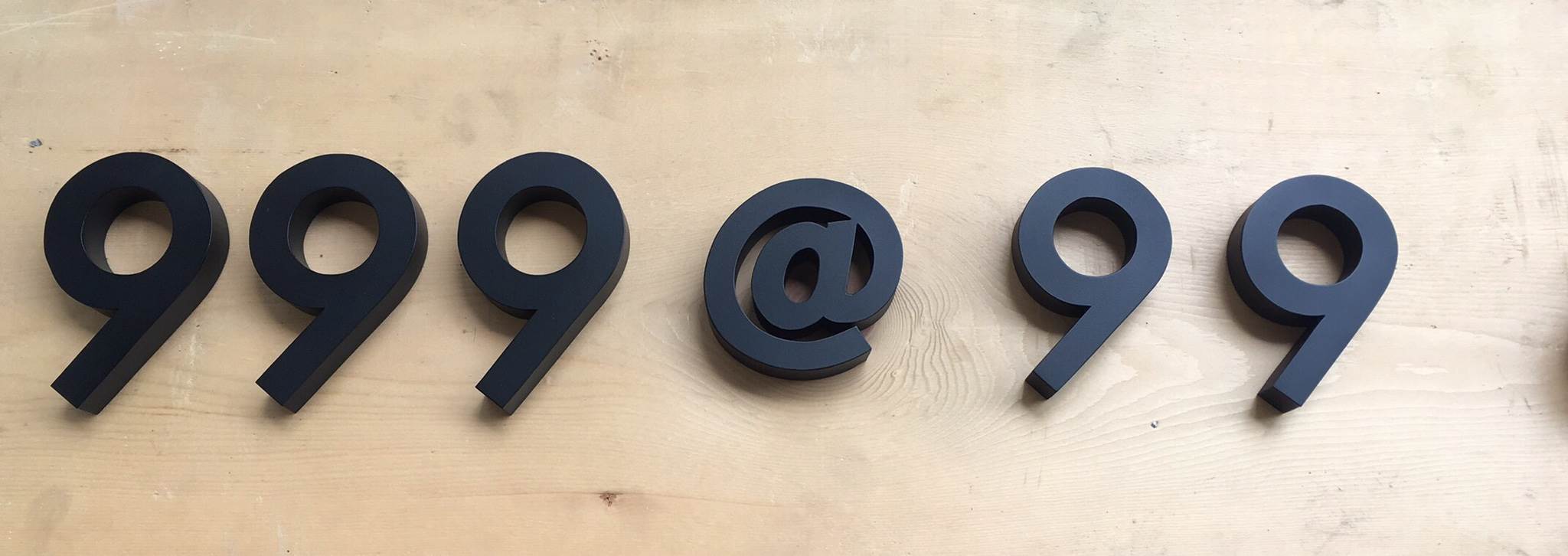 ป้ายบ้านเลขที่ บ้านเลขที่สวย 999@99