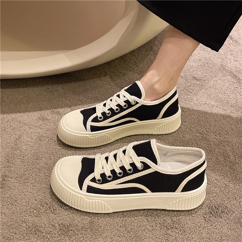 รองเท้าผ้าใบผู้หญิง ใส่สบาย รองเท้าผ้าใบใส่เที่ยวผู้หญิง มีSIZE 35 36 37 38 39 40