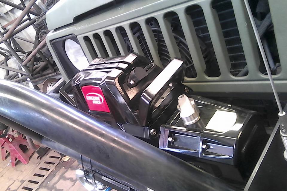 คิงวัน วินซ์ Kingone winch BULL-12.0 (12000Lbs) 5.4 ตัน รุ่นเชือก