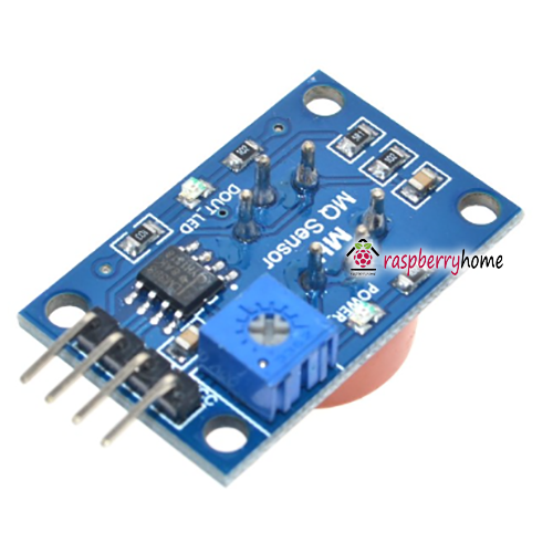 โมดูลเซนเซอร์ตรวจจับแก๊ส MQ-3 Alcohol Ethanol Sensor Module Breathalyser Gas Checker Breath Detector