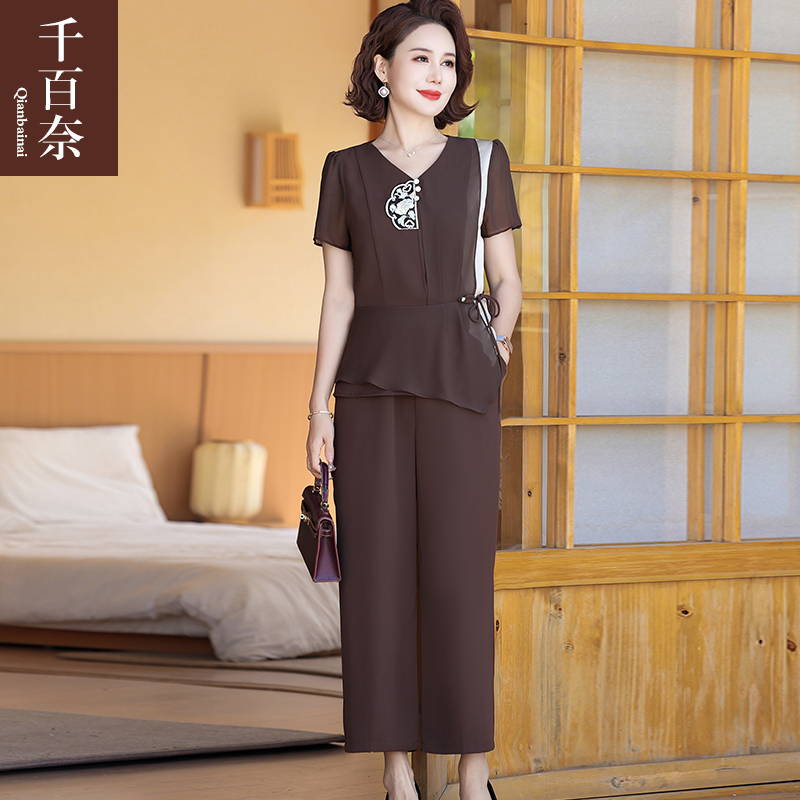 เสื้อผ้าผู้สูงอายุหญิง แฟชั่น เสื้อผ้าผู้หญิงวัย 60 มีขนาด XL-4XL