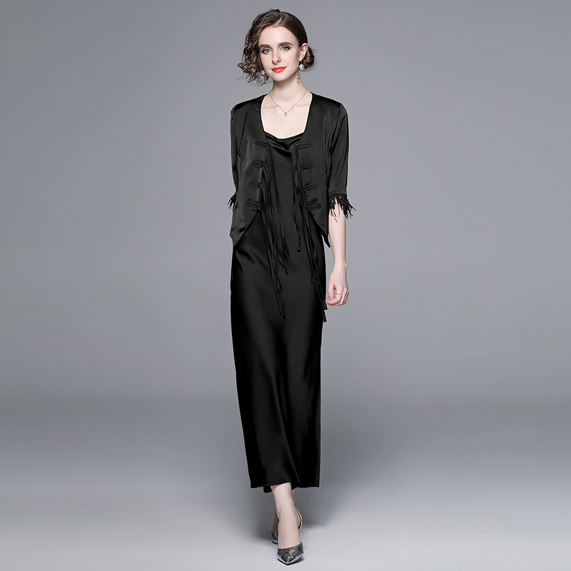 ชุดเดรสยาวสวยๆ ชุดเดรสยาวใส่สบาย ใส่ทำงาน มีขนาดS M L XL 2XL