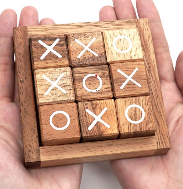 เกมส์ OX บล๊อคไม้ ของเล่นไม้เสริมทักษะ เกมส์ฝึกสมอง ของเล่นไม้