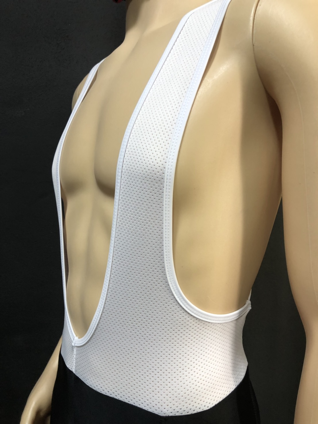 กางเกงปั่นจักรยาน เอี๊ยมขาสั้น เป้าเจล Antibacterial ปลายขาไร้รอยต่อ รอยพับเย็บ