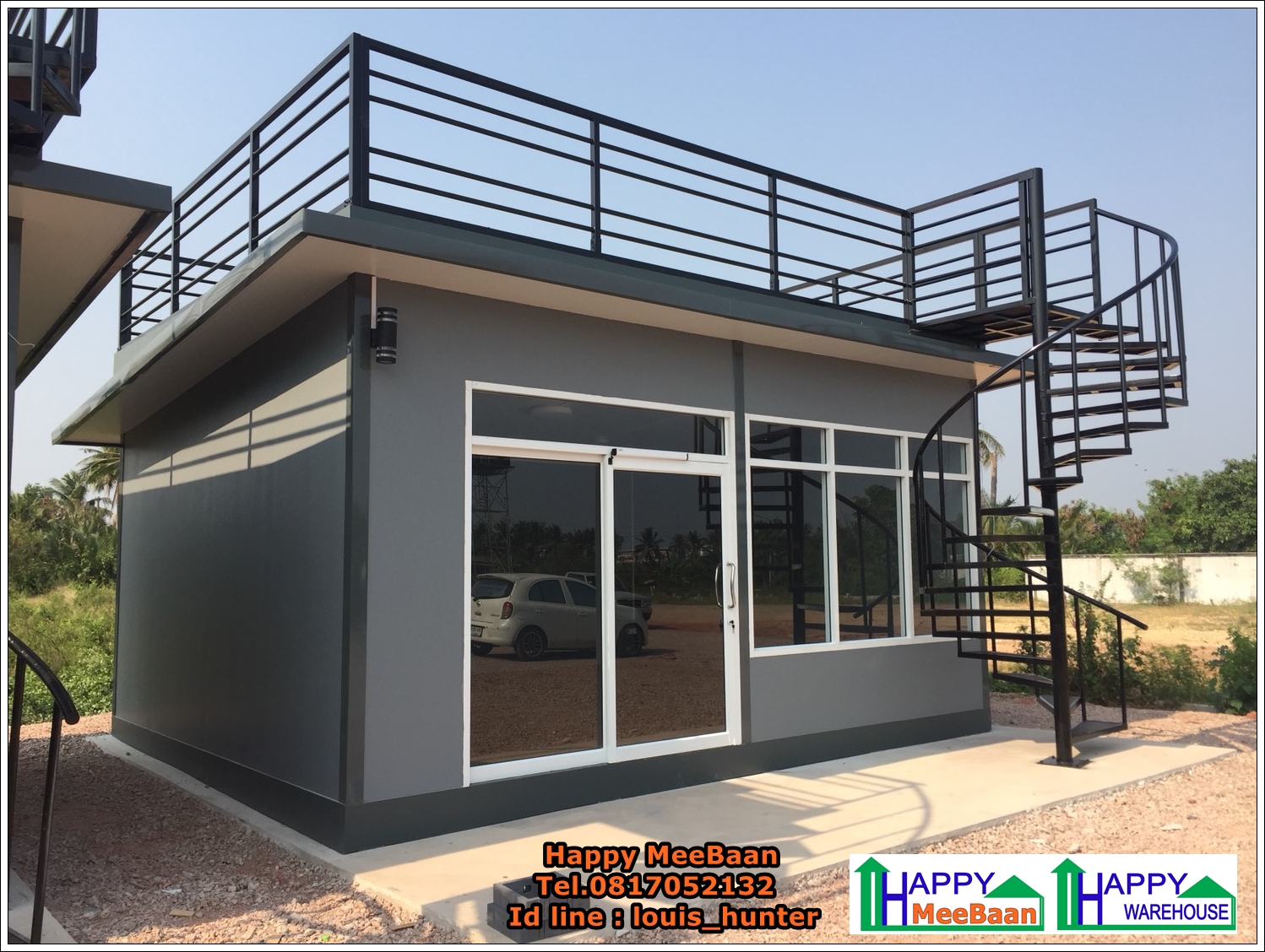 บ้านสำเร็จรูป บ้านน็อคดาวน์ ชั้น2 ทำร้าน สร้างรีสอร์ท