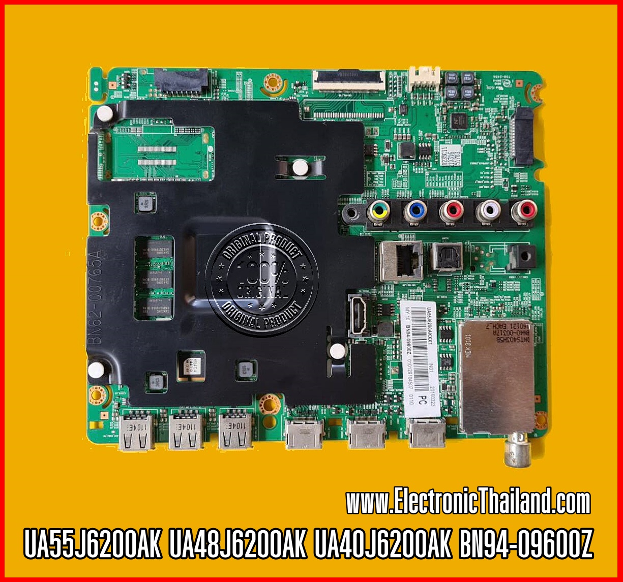 Main Board SAMSUNG (เมนบอร์ด ซัมซุง) UA55J6200AK UA48J6200AK UA40J6200AK : BN94-09600Z