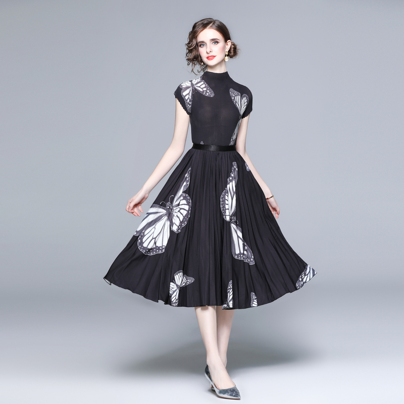 ชุดเดรสยาวสวยๆ ชุดเดรสยาวใส่สบาย ใส่ทำงาน มีขนาดS M L XL 2XL