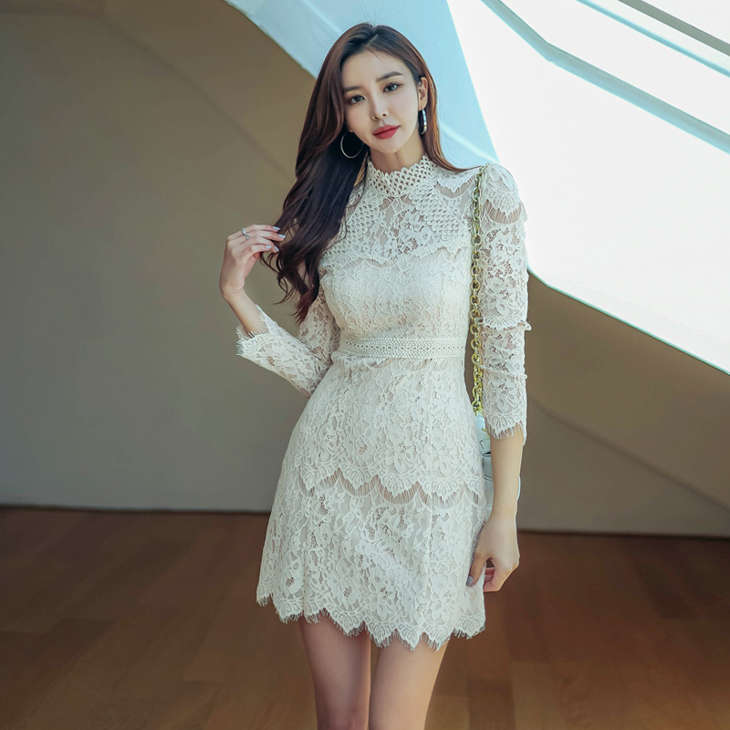 ชุดเดรสยาวสวยๆ สไตล์เกาหลี มีขนาด S M L XL สนใจทักแชท