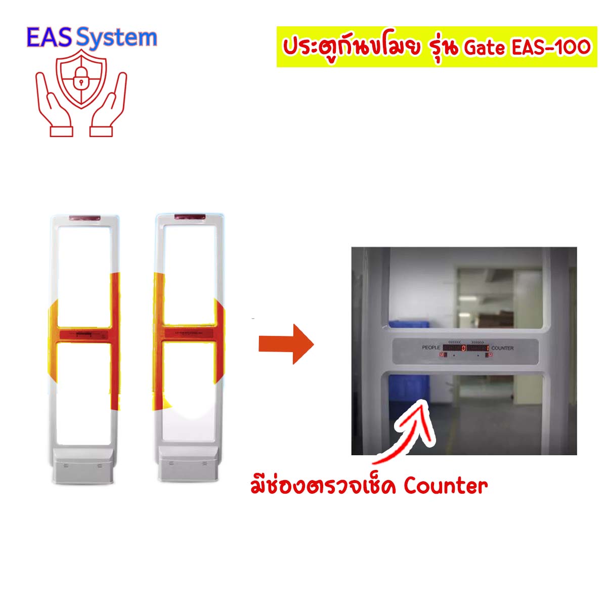 ประตูกันขโมย - gate eas-100
