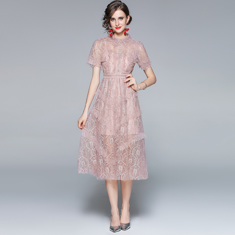 ชุดเดรสยาวสวยๆ ชุดเดรสยาวใส่สบาย ใส่ทำงาน มีขนาดS M L XL 2XL