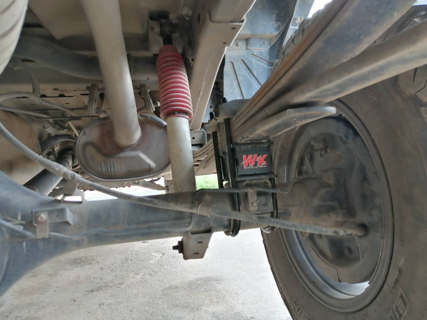 #ก้อนรองเพลาหลังปรับองศา WK #หนา 2.0 นิ้ว