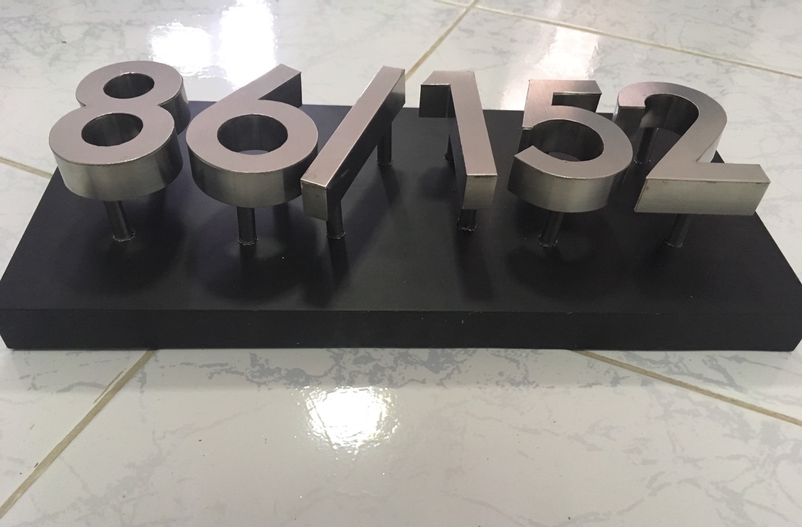 ป้ายบ้านเลขที่ 86/152