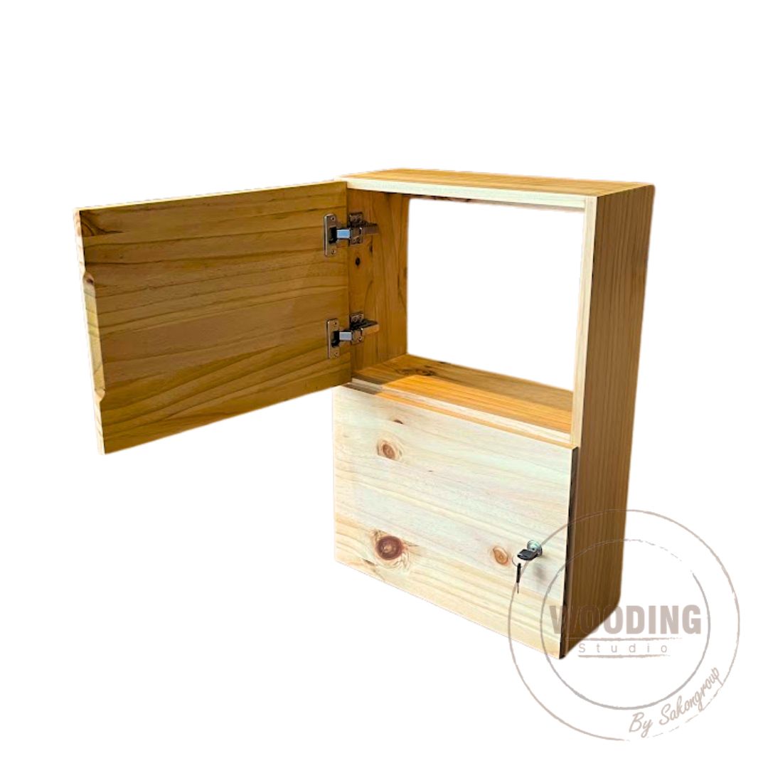 ตู้เก็บกุญแจไม้สน