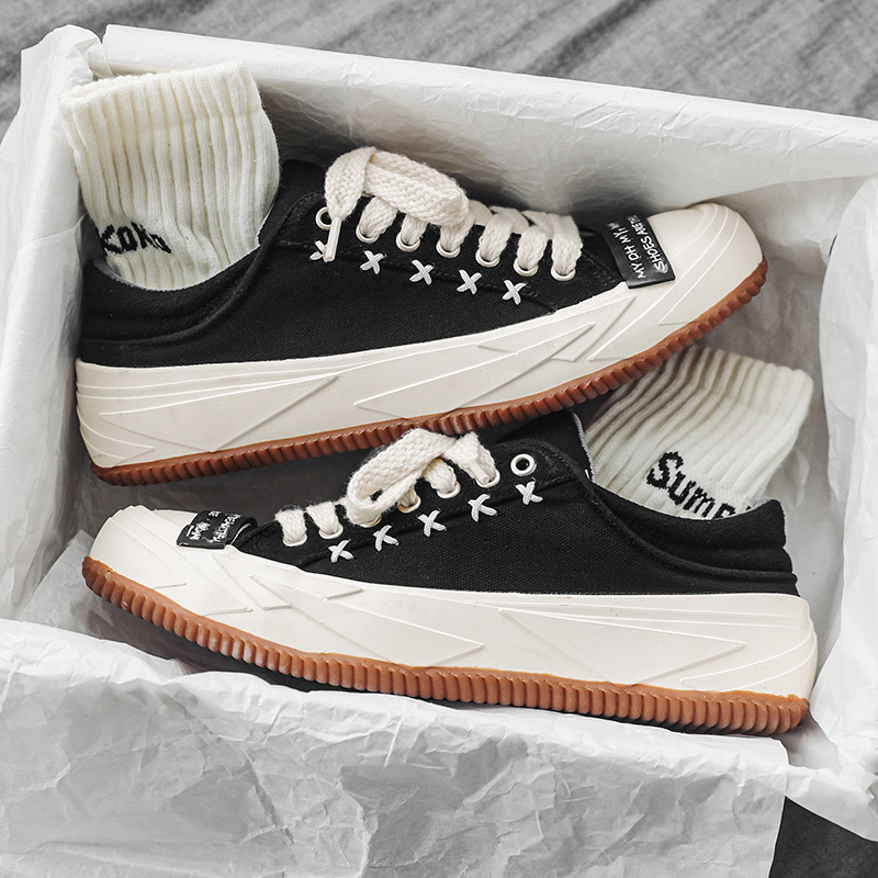 รองเท้าผ้าใบผู้ชายใส่สบาย รองเท้าผ้าใบชาย ใส่เที่ยว มีขนาด39-44