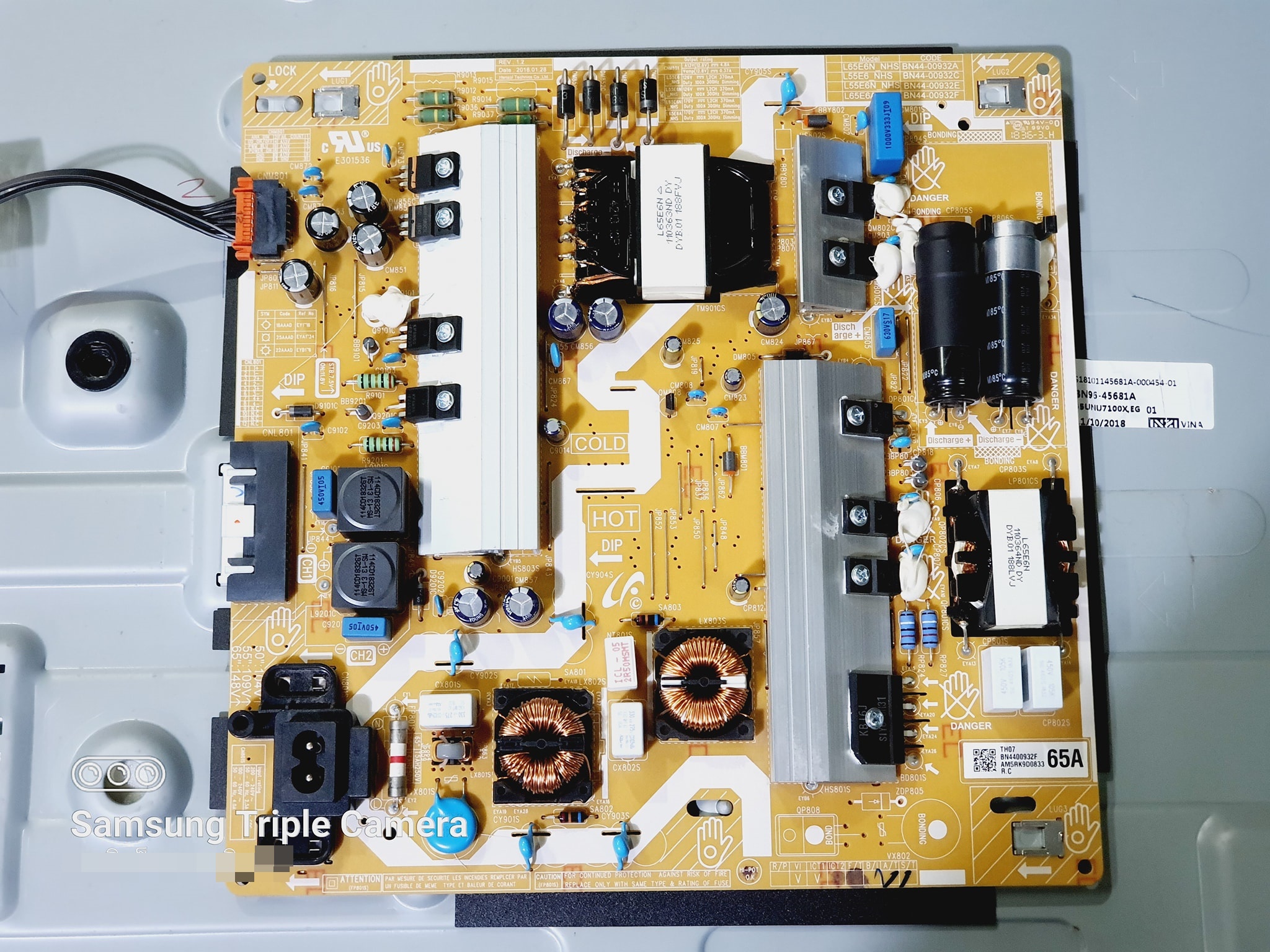 POWER SUPPLY SAMSUNG : BN44-00932F: UA65NU7090K :UA65NU7100K :UA65NU7300K :UA65NU7400K :UA65NU7500K :HG65AJ690UK