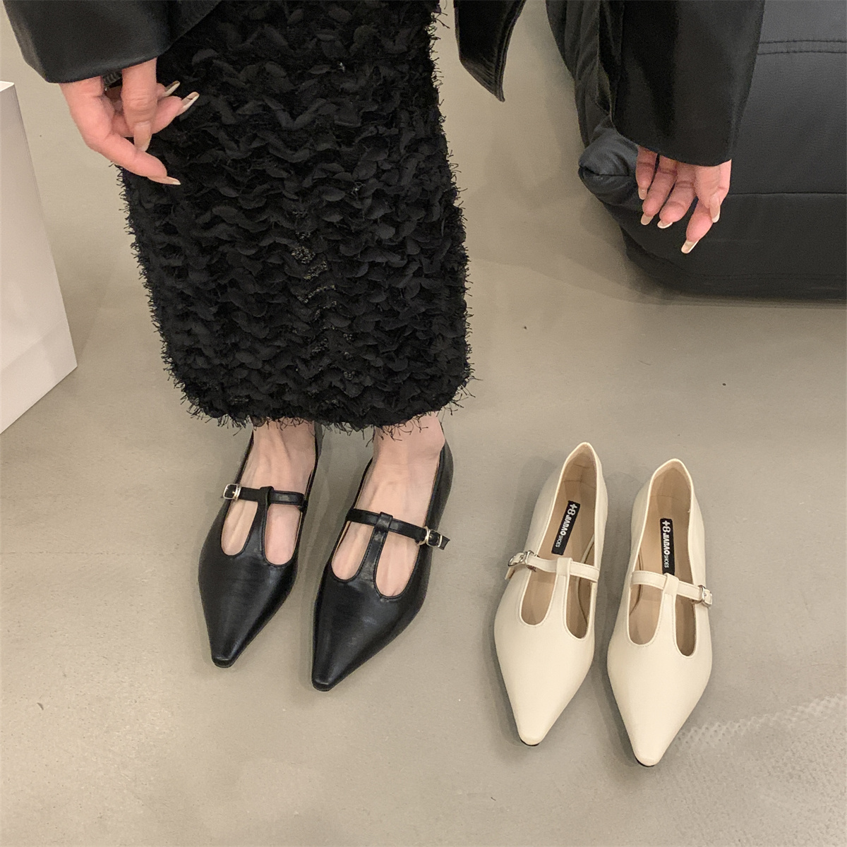 รองเท้าคัทชูผู้หญิงส้นเตี้ย ใส่สบาย มีขนาด35-43