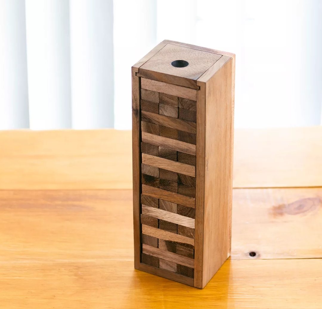 เกมส์ตึกถล่ม เกมส์คอนโด เจงก้าเกมส์ Jenga Game มีให้เลือกสามขนาด