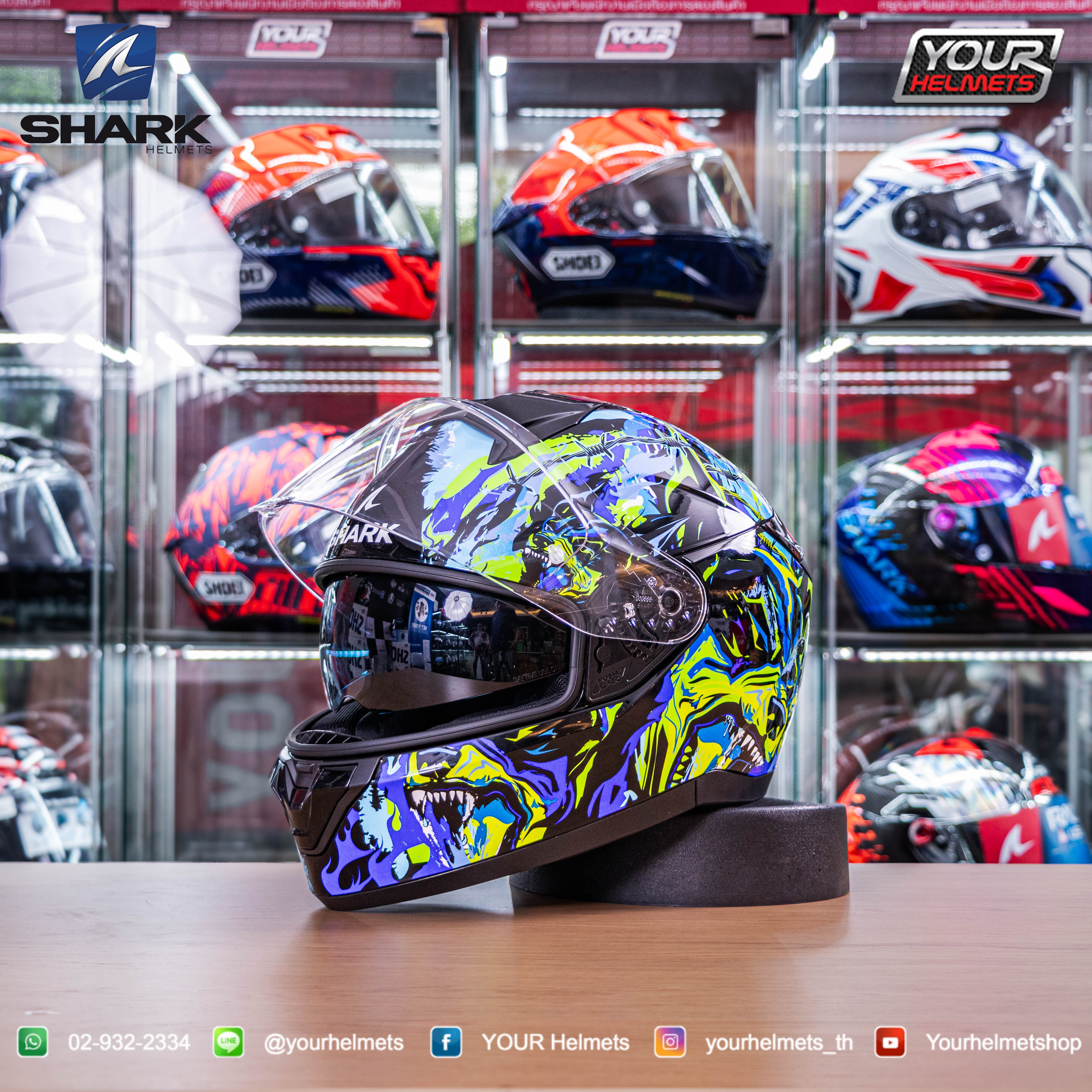หมวกกันน็อค SHARK HELMETS รุ่น RIDILL 2