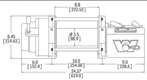 WARN 12000 ปอน 5.4 ตัน