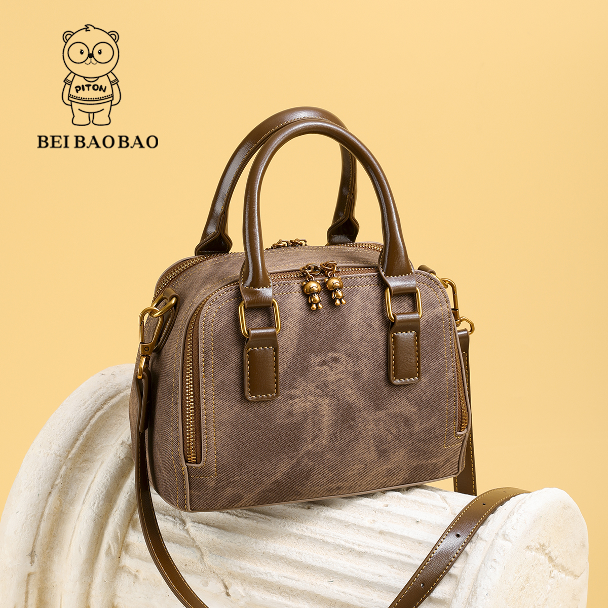 กระเป๋าผู้หญิงสวยๆ กระเป๋าสะพายข้างผู้หญิง กระเป๋าแบรนด์ BEAR BAG กระเป๋าหมีสุดคิ้ว!