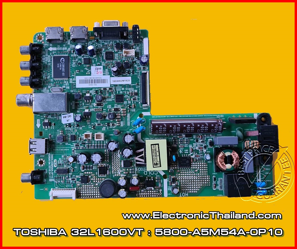 TOSHIBA 32L1600VT : 5800-A5M54A-0P10 Panel LG LC320DXJ (SH) (A2) 50 Pin