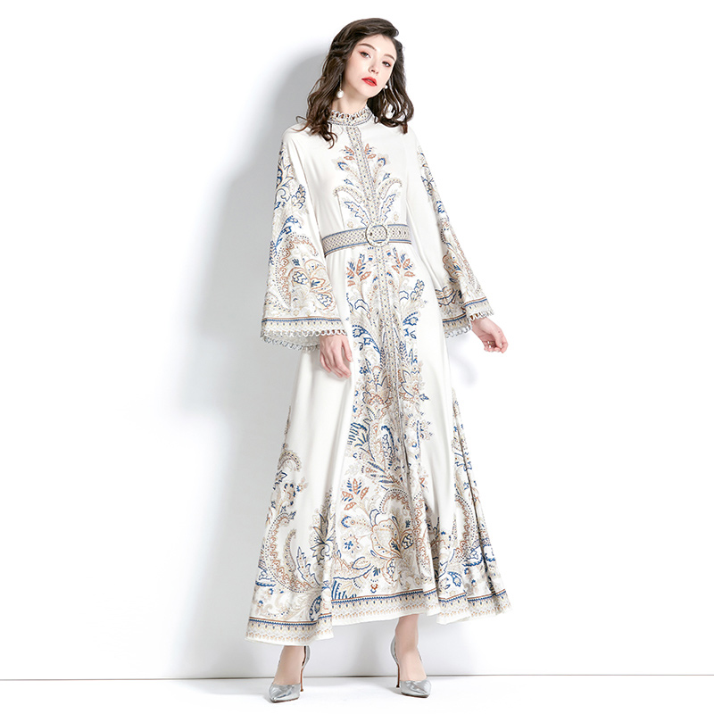 ชุดเดรสยาวสวยๆ ชุดเดรสยาวใส่สบาย ใส่ทำงาน มีขนาดS M L XL 2XL
