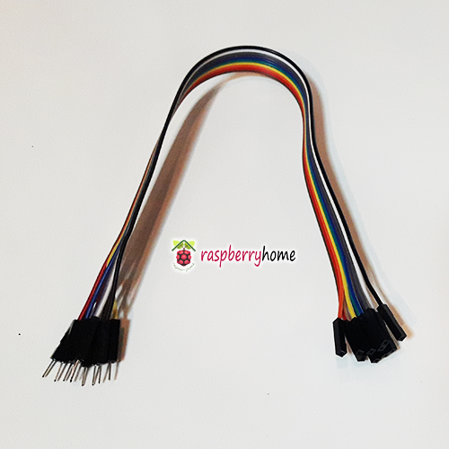 สายไฟจัมเปอร์ Dupont ผู้-เมีย Jumper Wire Male to Female สายแพ ยาว 30 cm. จำนวน 10 เส้น