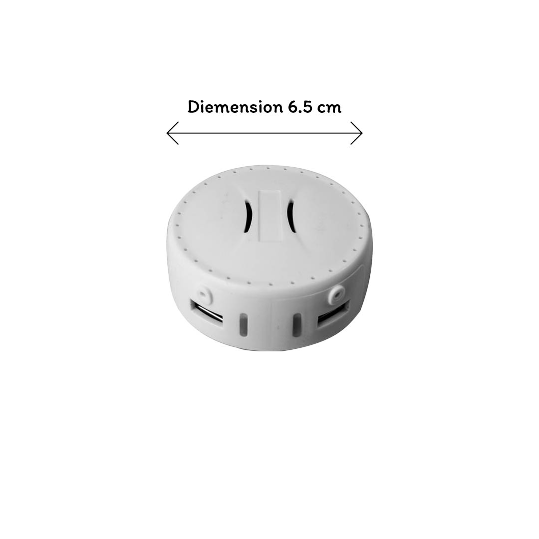 ประหยัดพื้นที่ กล่องกันขโมย Display stand alarm 2 ports ชนิดติดกาว 3 m